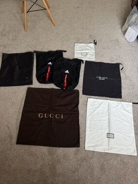 Designer Logo Dust Bags Set
